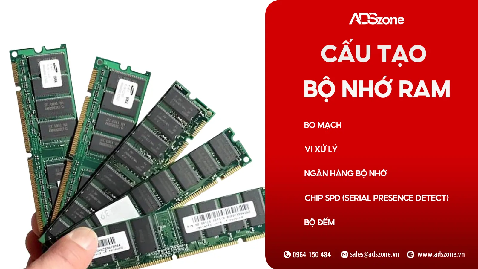 Cấu Tạo Của Bộ Nhớ RAM