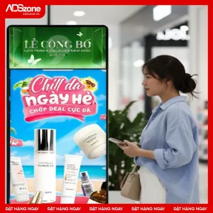 Màn hình chân đứng 2 màn hình cố định