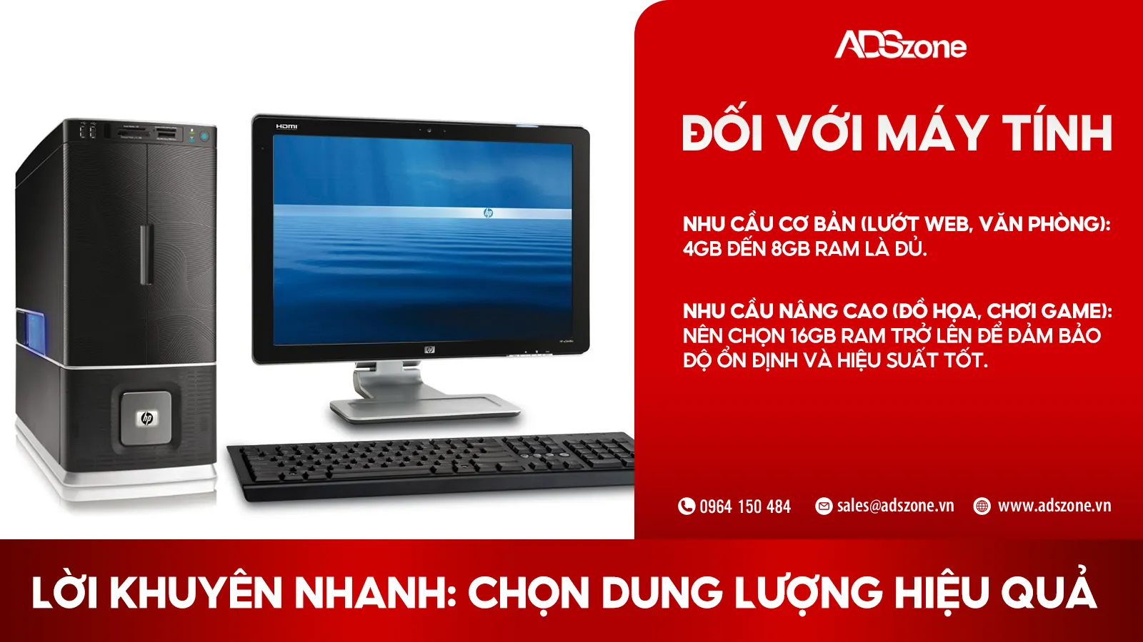 Dung Lượng Phù Hợp Với Máy Tính 