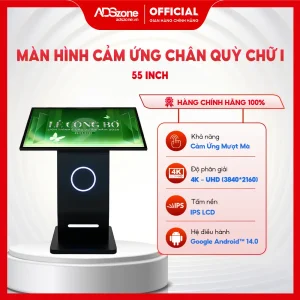 Màn hình cảm ứng chân quỳ chữ I 55 inch