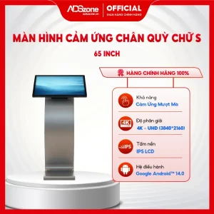Màn hình cảm ứng chân quỳ chữ s 55 inch
