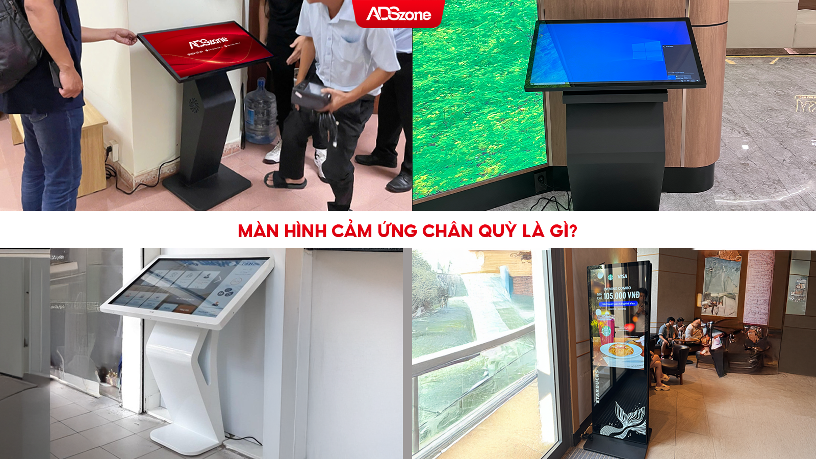 Màn Hình Chân Quỳ Tích Hợp Công Nghệ Cảm Ứng Giúp Tương Tác Mượt Mà