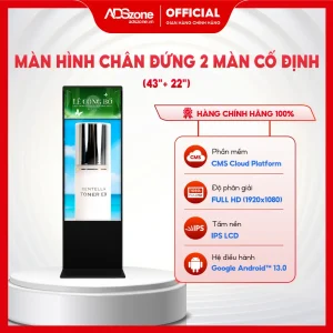 Màn hình chân đứng 2 màn hình cố định 43- 22 inch