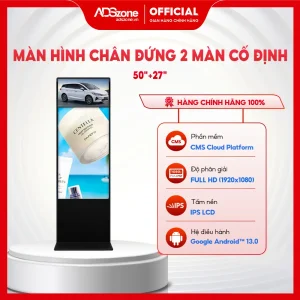 Màn hình chân đứng 2 màn hình cố định 50- 27 inch