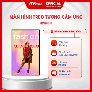 Màn hình quảng cáo treo tường 32 inch cảm ứng Windows