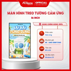 Màn Hình Quảng Cáo Treo Tường 86 Inch - Window