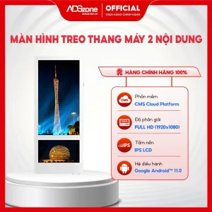 Màn hình treo thang máy 2 nội dung