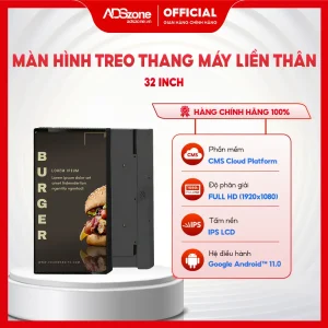 Màn hình treo thang máy liền thân 32 inch