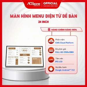 Màn hình menu điện tử để bàn