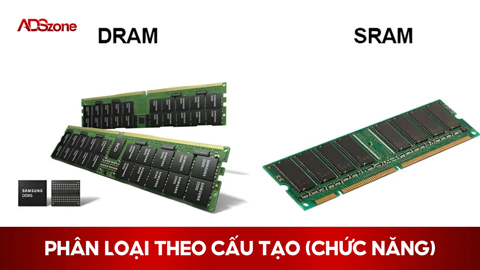 RAM Phân Loại Theo Cấu Tạo (Chức Năng) 