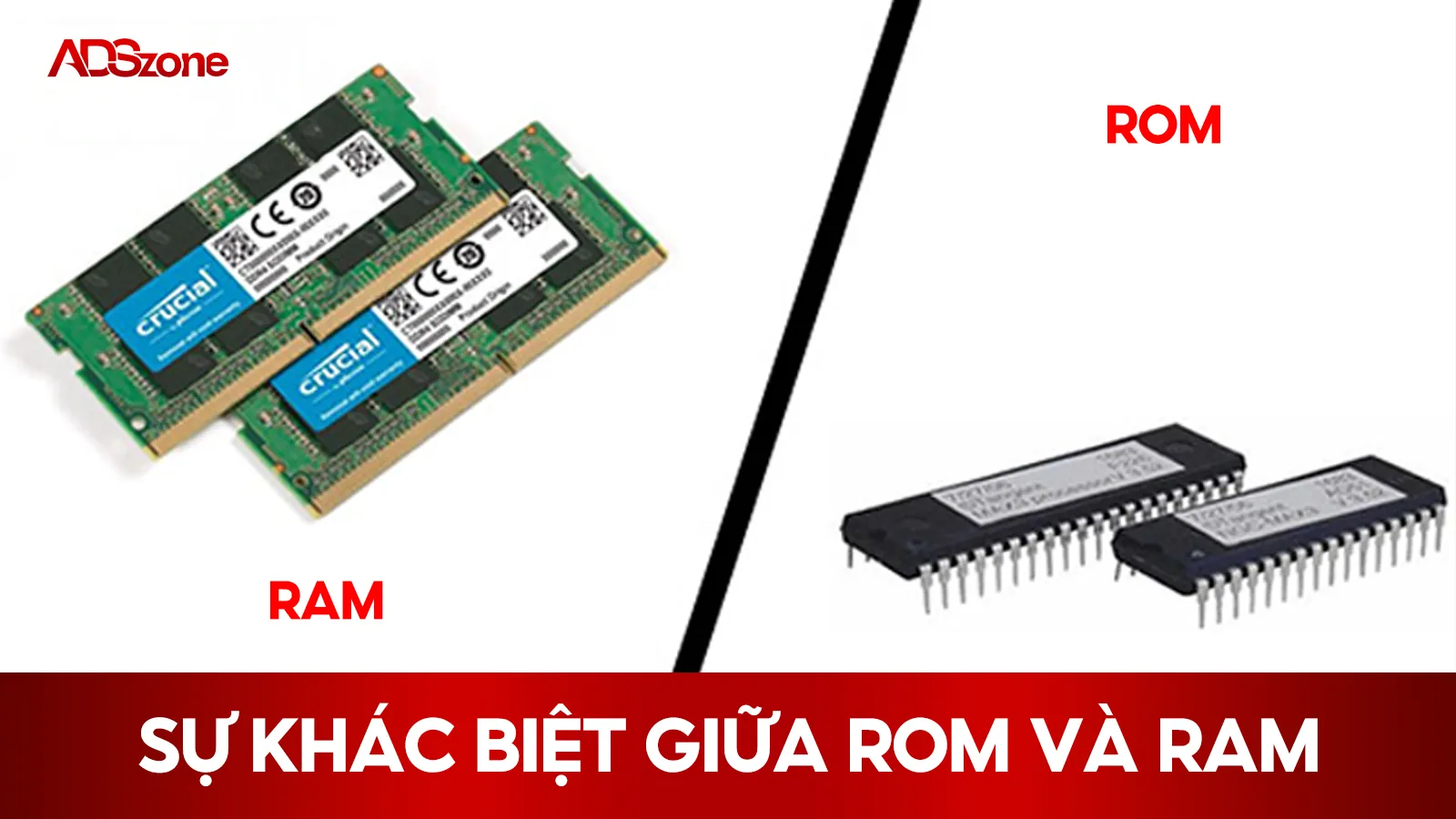 ROM Và RAM Có Sự Khác Biệt Gì? 