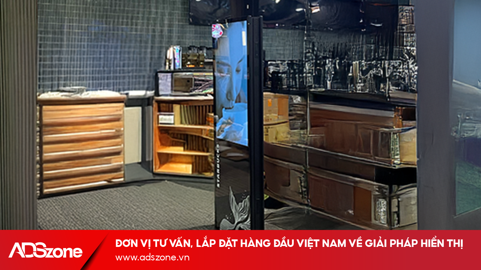 Màn Hình Dễ Dàng Hòa Vào Không Gian Thương Hiệu