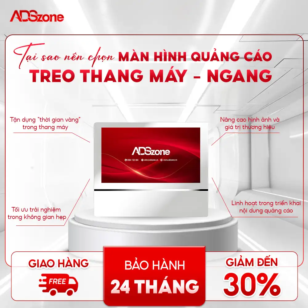 Vì Sao Nên Lựa Chọn Màn Hình Treo Thang Máy