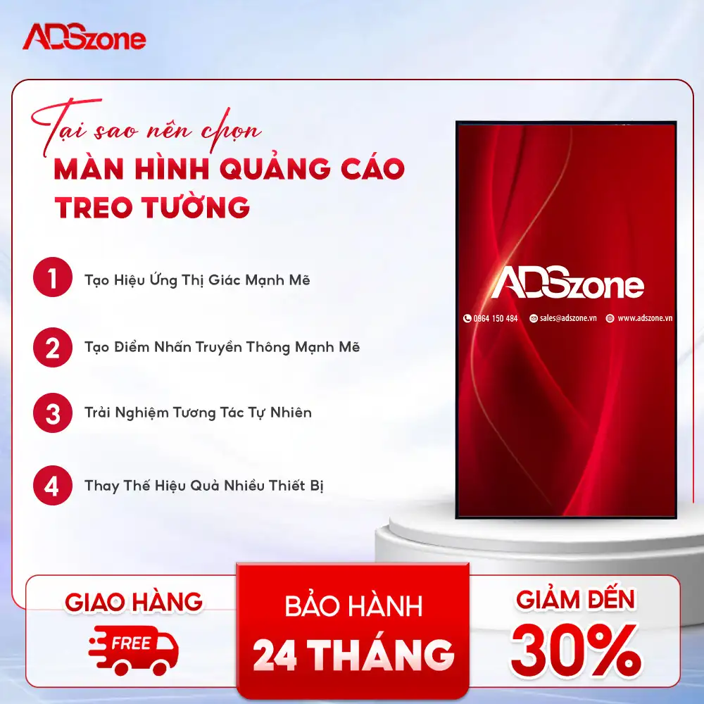 Vì Sao Nên Lựa Chọn Màn Hình Quảng Cáo Treo Tường Windows ADSzone?