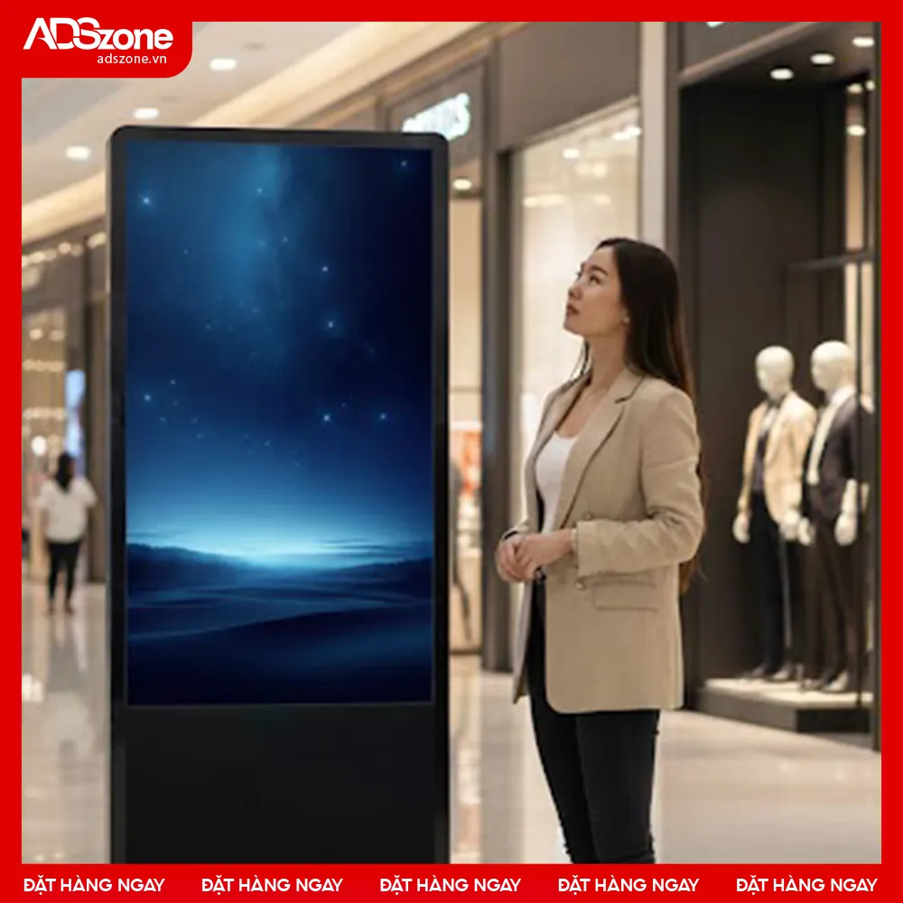 Màn hình quảng cáo thế hệ mới viền mỏng 20 mm