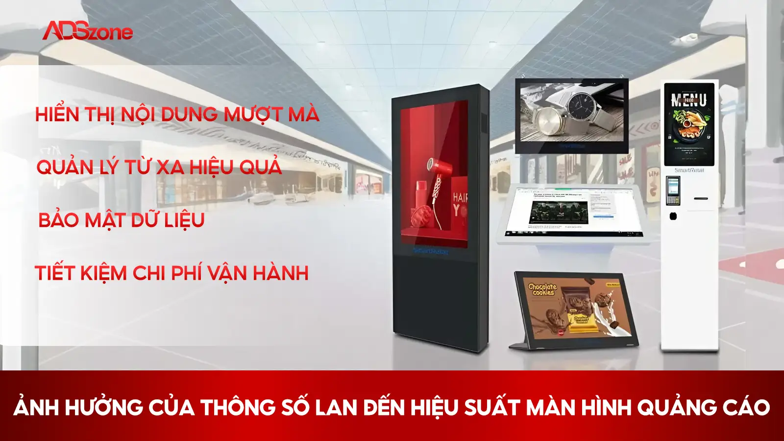 Băng Thông LAN Và Ảnh Hưởng Đến Hiệu Suất Màn Hình Quảng Cáo