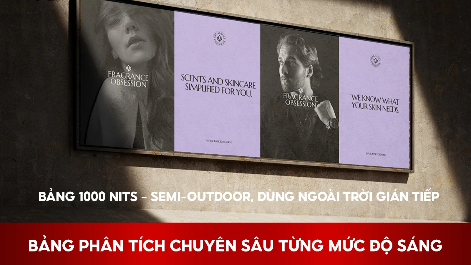 Bảng 1000 Nits – Outdoor Thực Sự, Rõ Trong Nắng Gắt