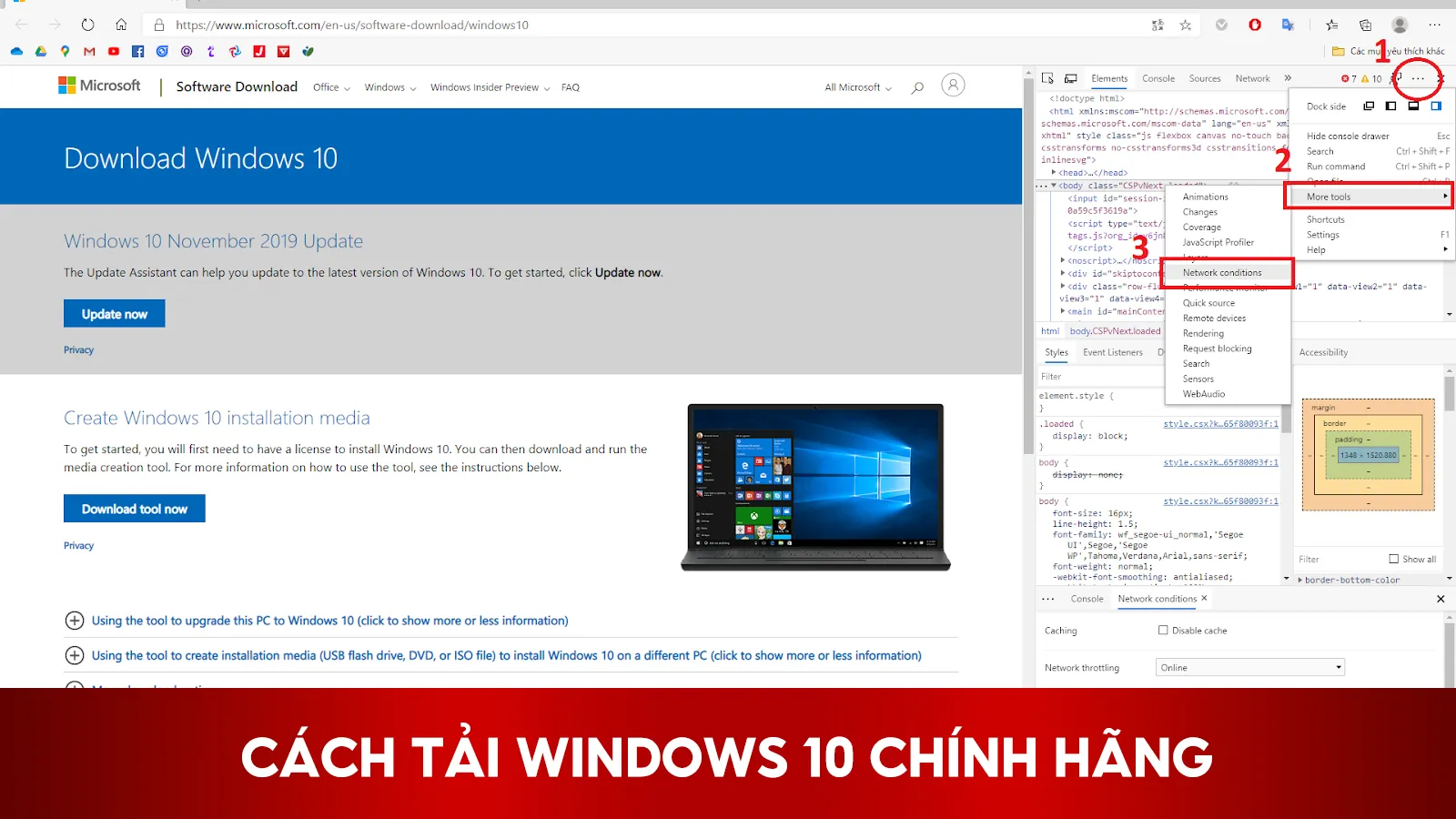Cách Tải Windows 10 Chính Hãng