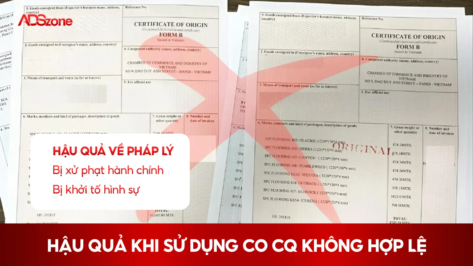 CO CQ Không Hợp Thì Sẽ Bị Xử Phạt Theo Pháp Luật 