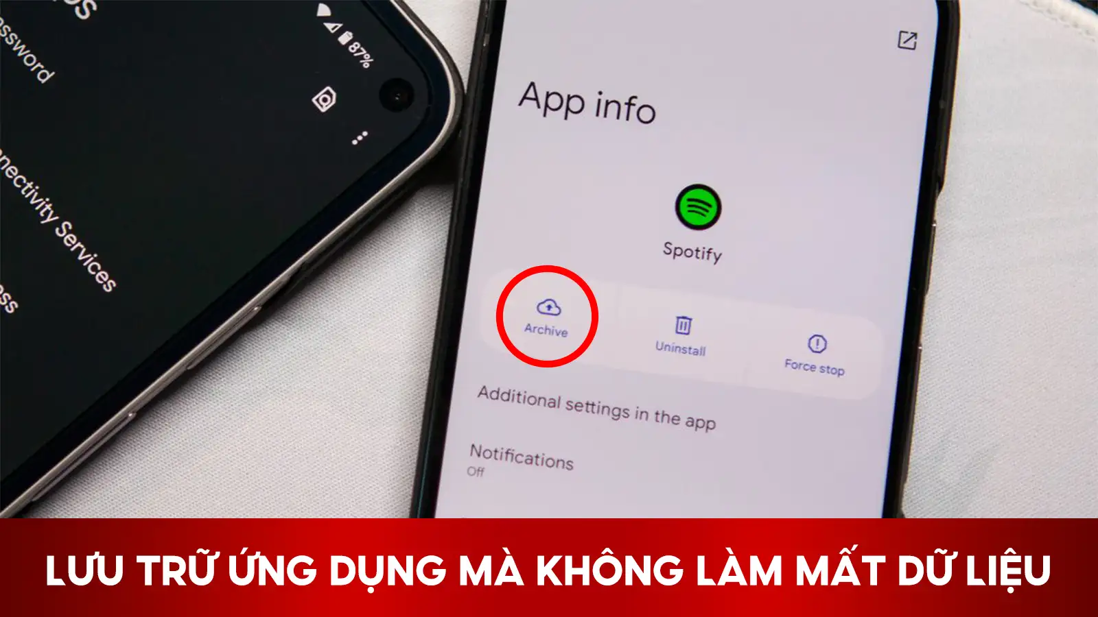 Lưu Trữ Ứng Dụng Mà Không Làm Mất Dữ Liệu