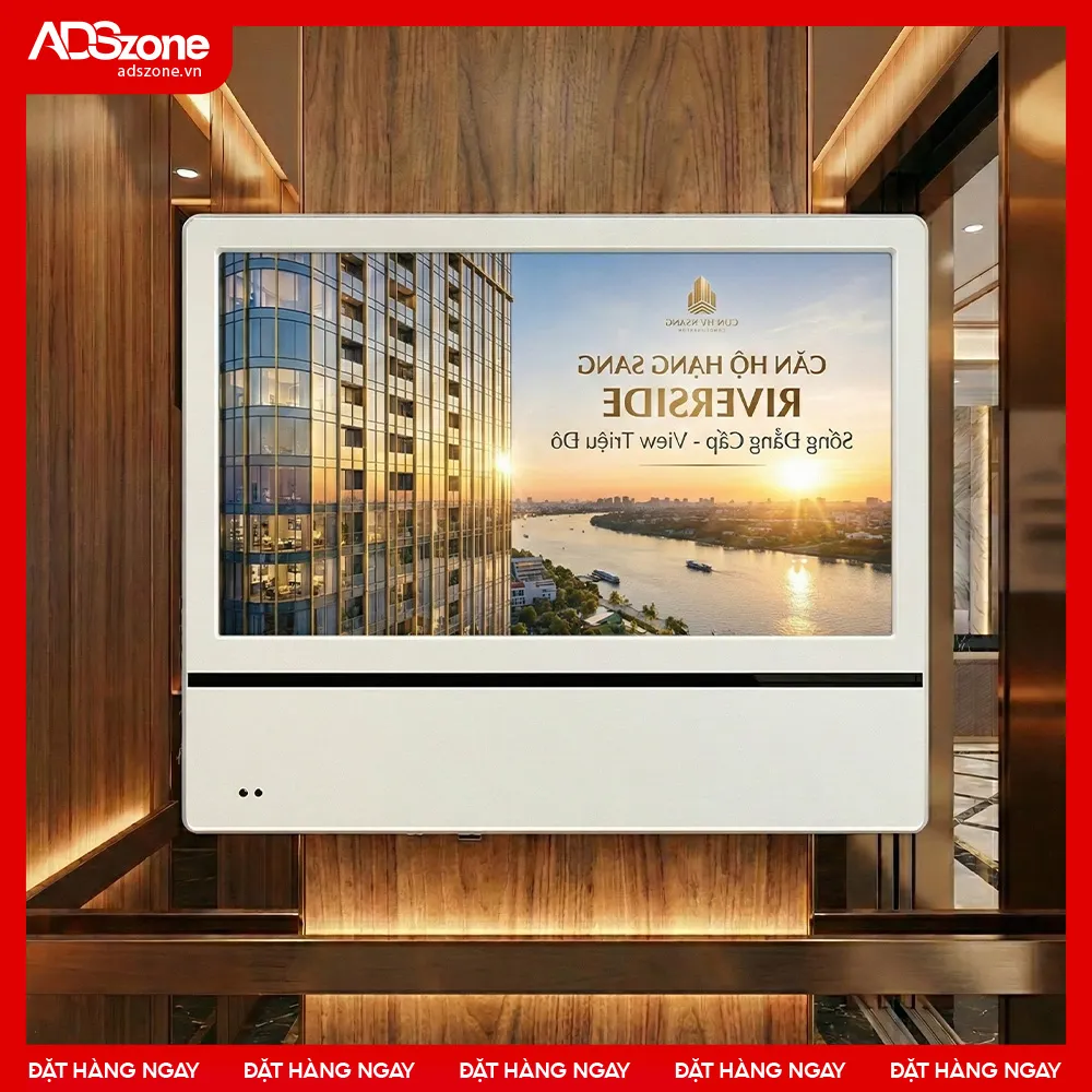 Màn hình quảng cáo thang máy ngang