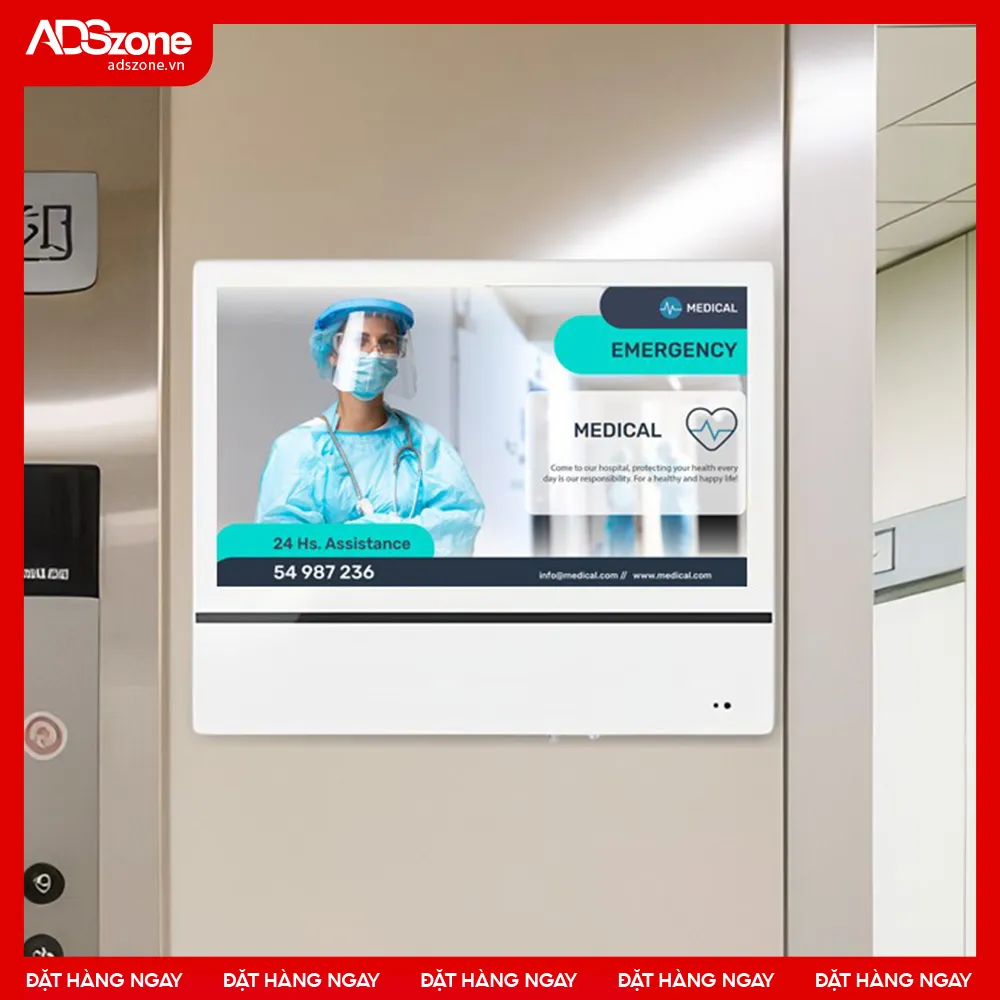 Màn hình quảng cáo thang máy ngang