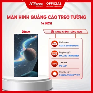 Màn hình treo tường 20mm 16 inch