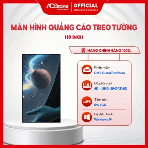 Màn hình treo tường cảm ứng Windows 110 inch