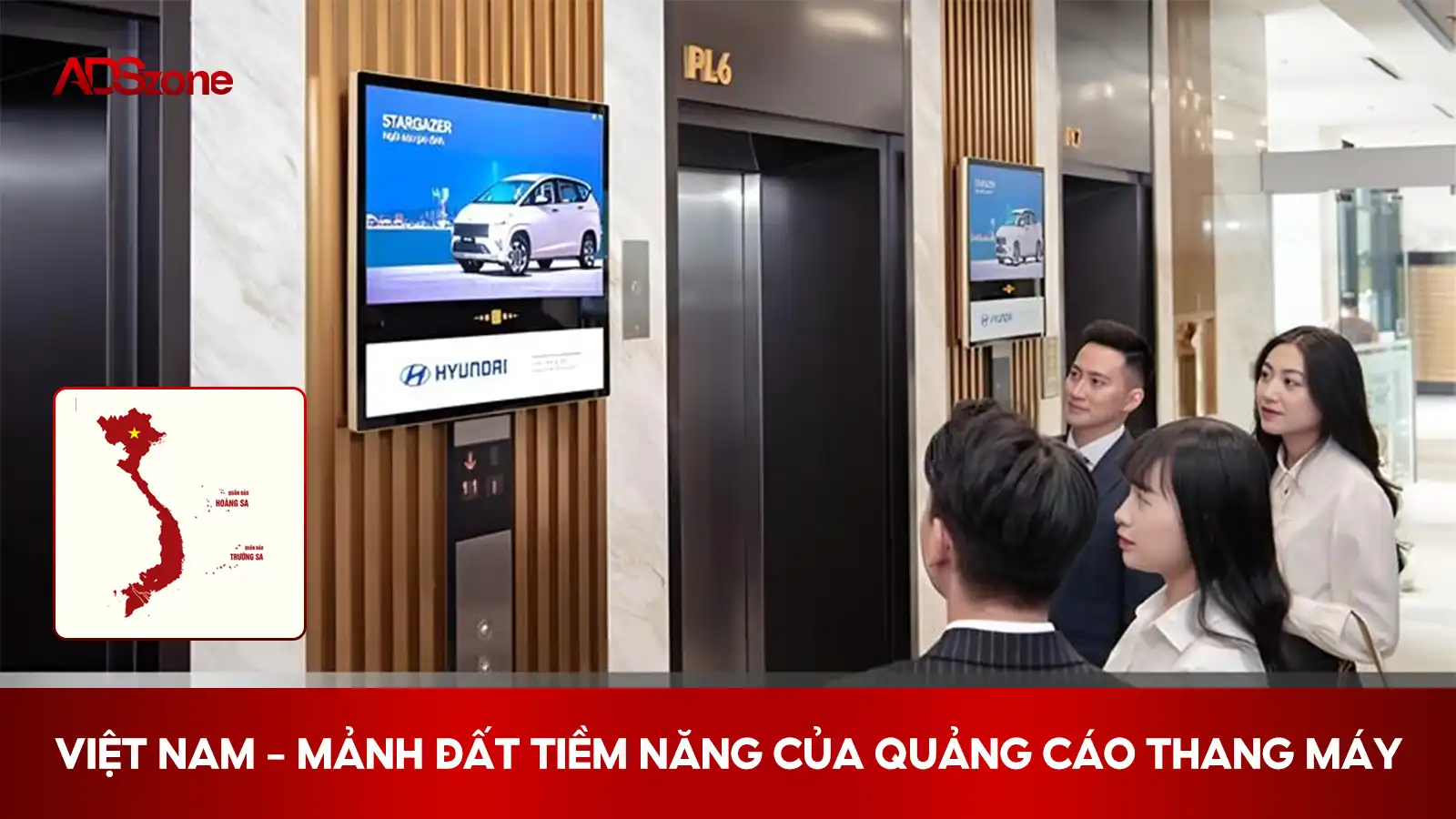 Việt Nam – Mảnh Đất Tiềm Năng Của Quảng Cáo Thang Máy