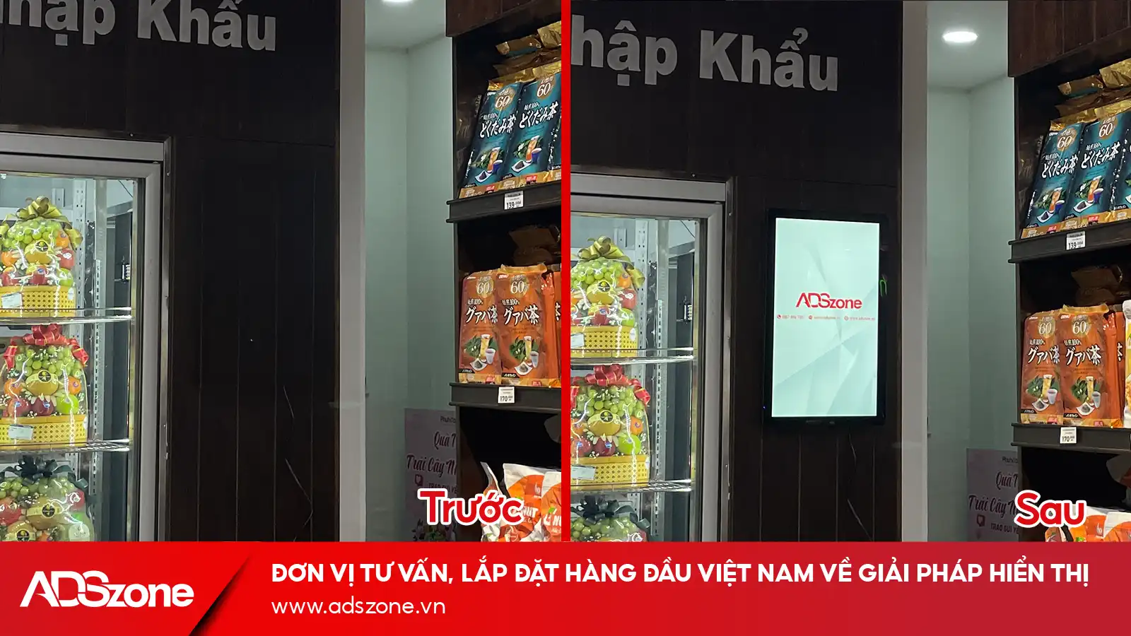 So Sánh Trước Và Sau Khi Lắp Đặt