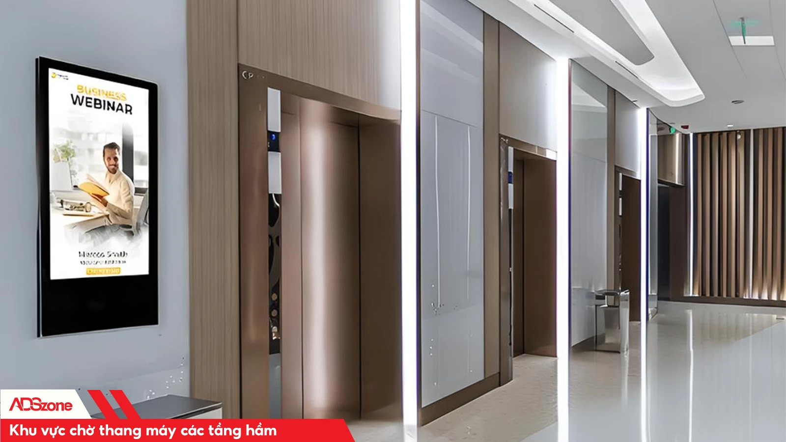 Lắp tại Các Thang Máy Của Khu VựcTầng Hầm