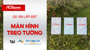 ADSzone Đồng Hành Cùng Thắng Lợi Group: Nâng Tầm Không Gian Với Màn Hình Treo Tường 55 Inch