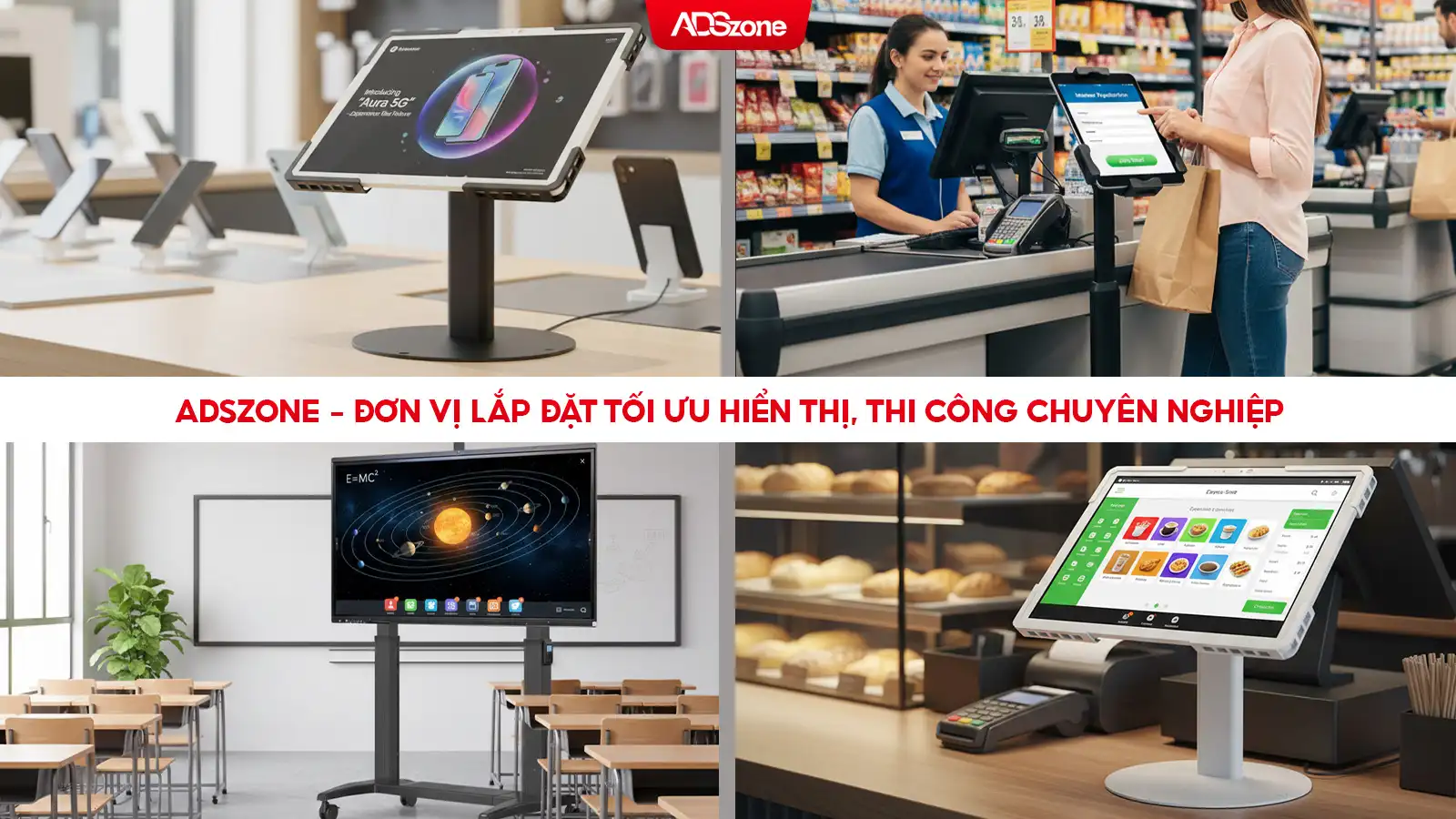 ADSzone Đơn Vị Lắp Đặt Tối Ưu Hiển Thị, Thi Công Chuyên Nghiệp