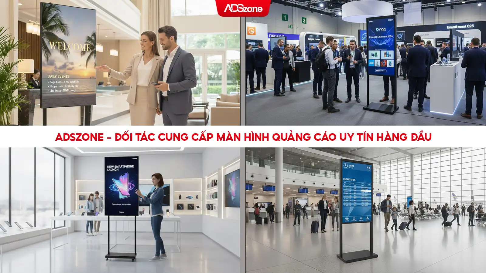 ADSzone - Đối Tác Cung Cấp Màn Hình Quảng Cáo Thanh Dài Uy Tín Hàng Đầu