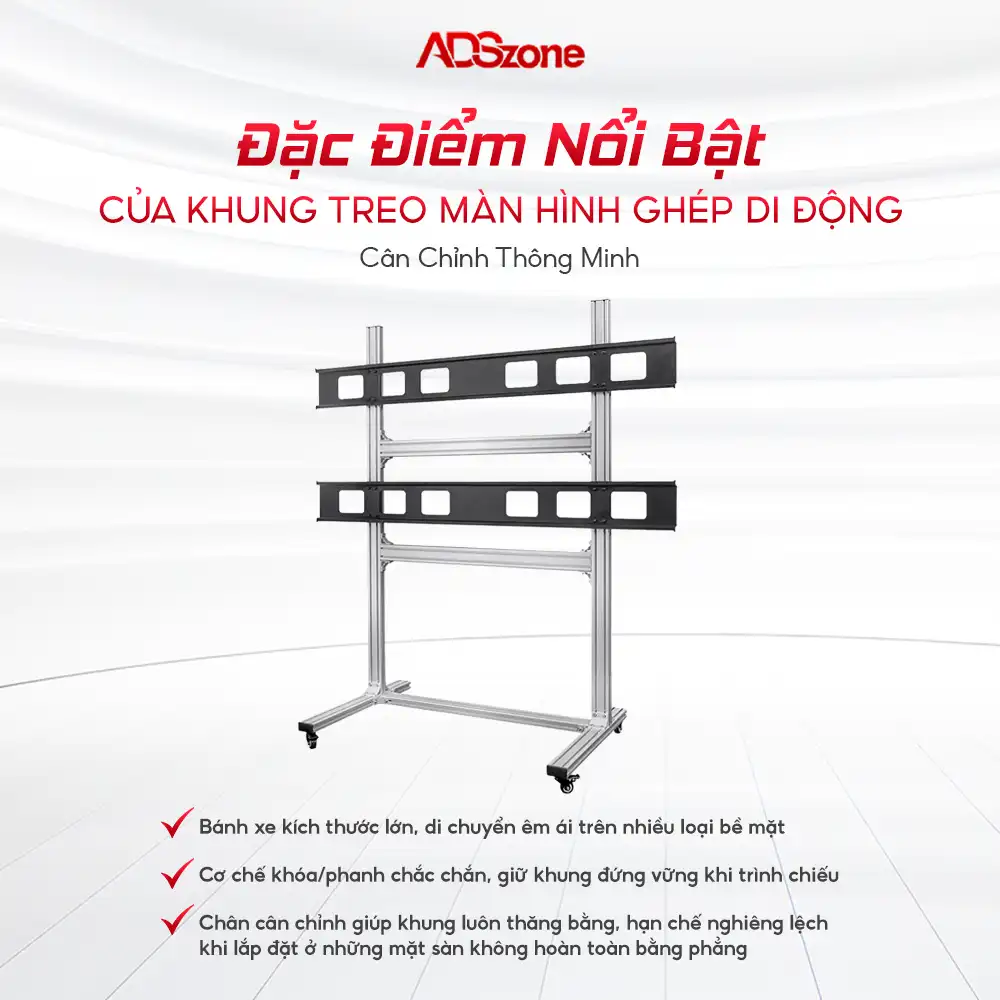 Khung Treo Màn Hình Ghép Di Động Có Thể Cân Chỉnh Thông Minh