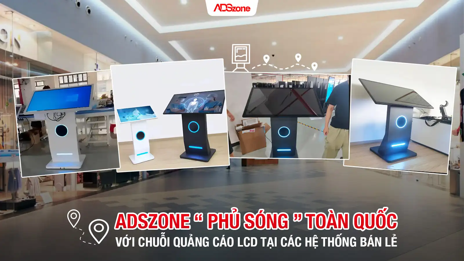 Màn Hình Chân Quỳ Cảm Ứng Chữ I