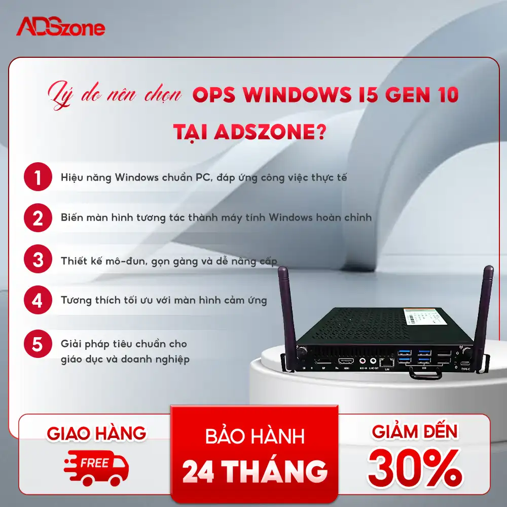 Vì Sao Nên Lựa Chọn OPS Windows i5 Gen 10?
