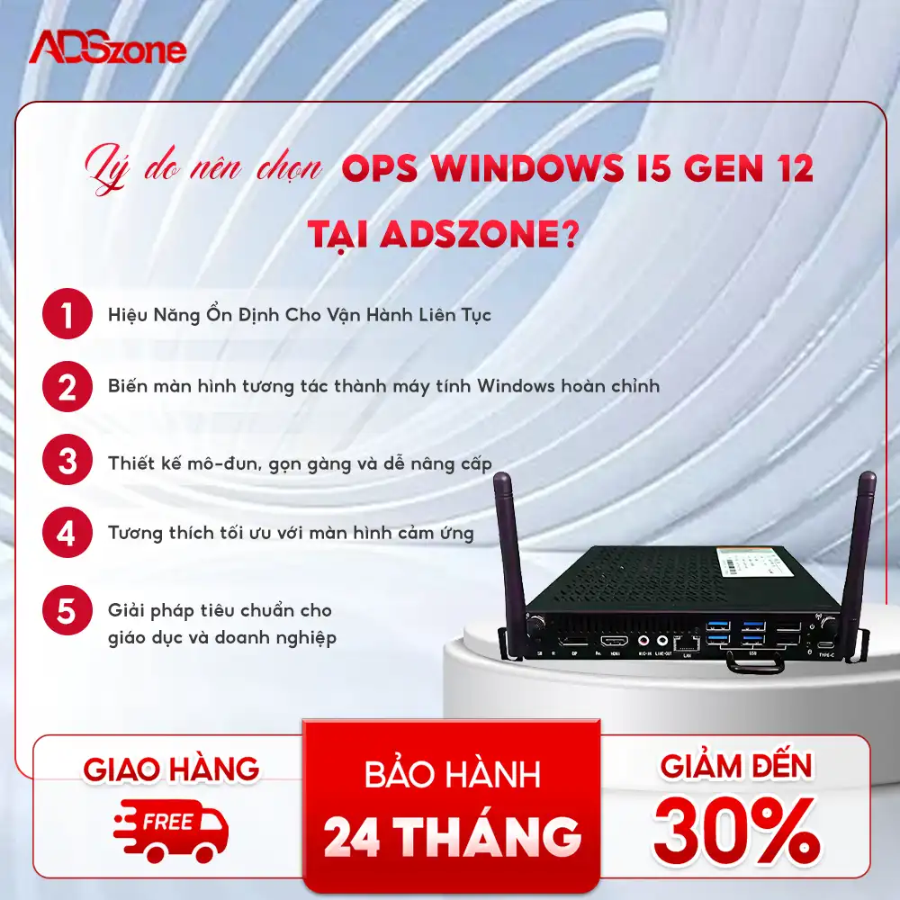 Vì Sao Nên Lựa Chọn OPS Windows i5 Gen 12?