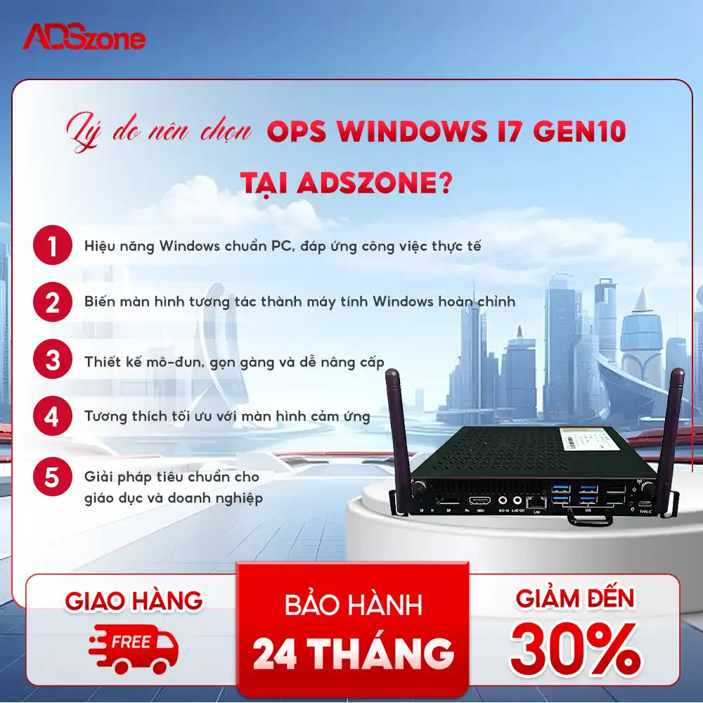 Vì Sao Nên Lựa Chọn OPS Windows i7 Gen 10?