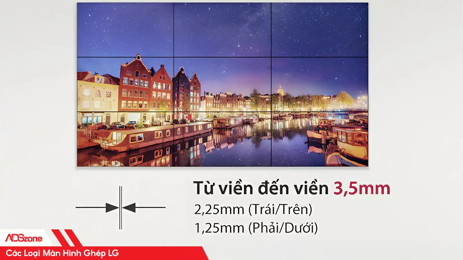 Các Loại Màn Hình Ghép LG Có Tại ADSzone