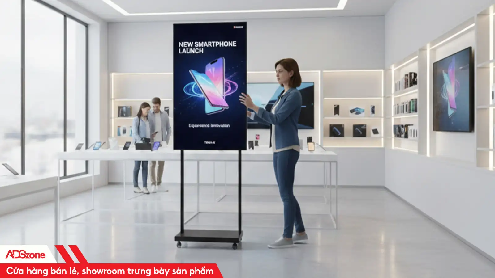 Ứng Dụng Của Màn Hình Chân Đứng Độ Sáng Cao Trong Cửa Hàng Bán Lẻ, Showroom