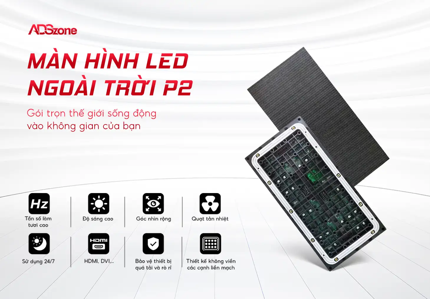 Màn Hình LED Ngoài Trời P2