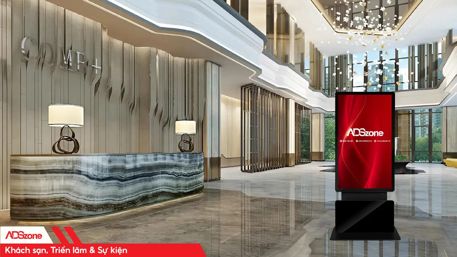 Giải Pháp Hiển Thị Tại Sảnh Khách Sạn, Triển Lãm