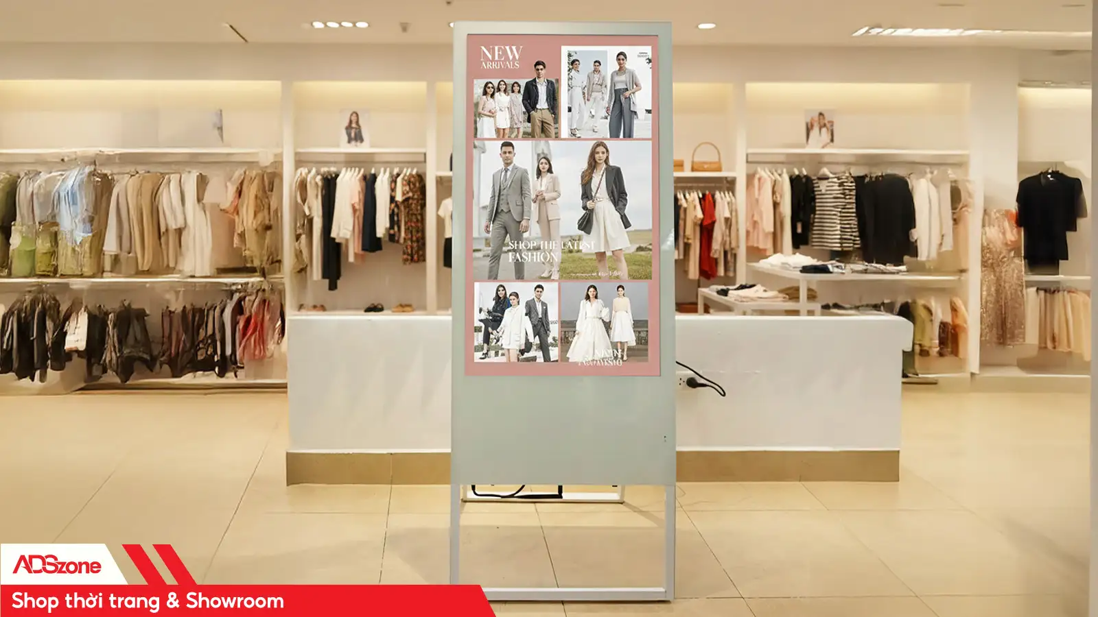 Màn Hình Tại Cửa Hàng Thời Trang