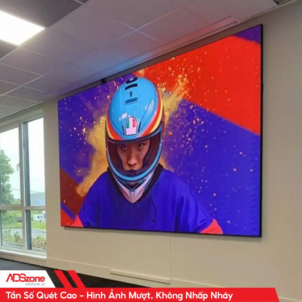 Màn Hình LED Trong Nhà Cớ Tầng Số Quết Cao, Không Bị Nhấp Nháy
