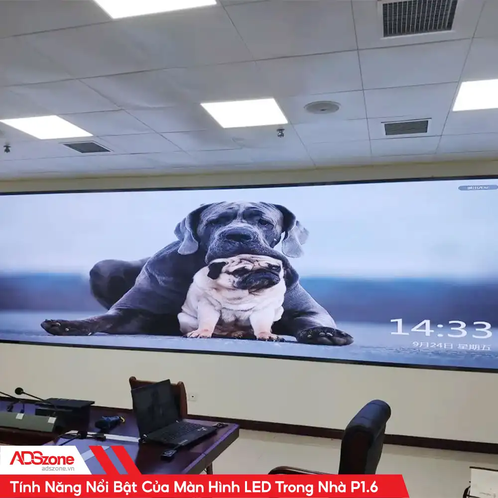 Màn Hình LED Trong Nhà Có Điểm Ảnh Nhỏ Mịn Với 1.6mm