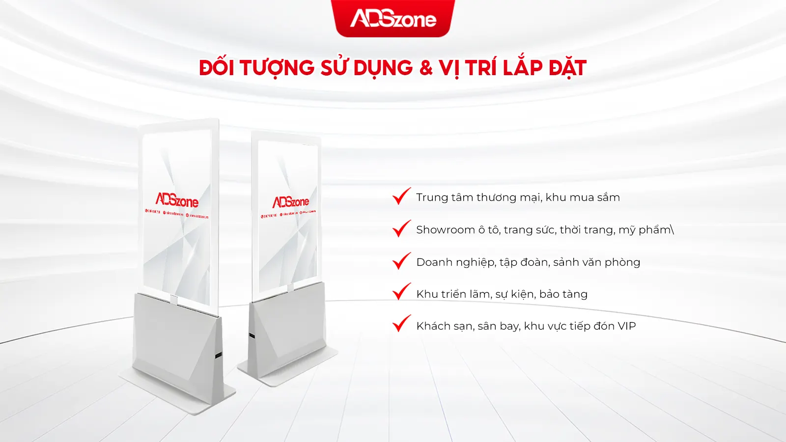 Những Vị Trí Thiết Bị Thường Được Lắp Đặt