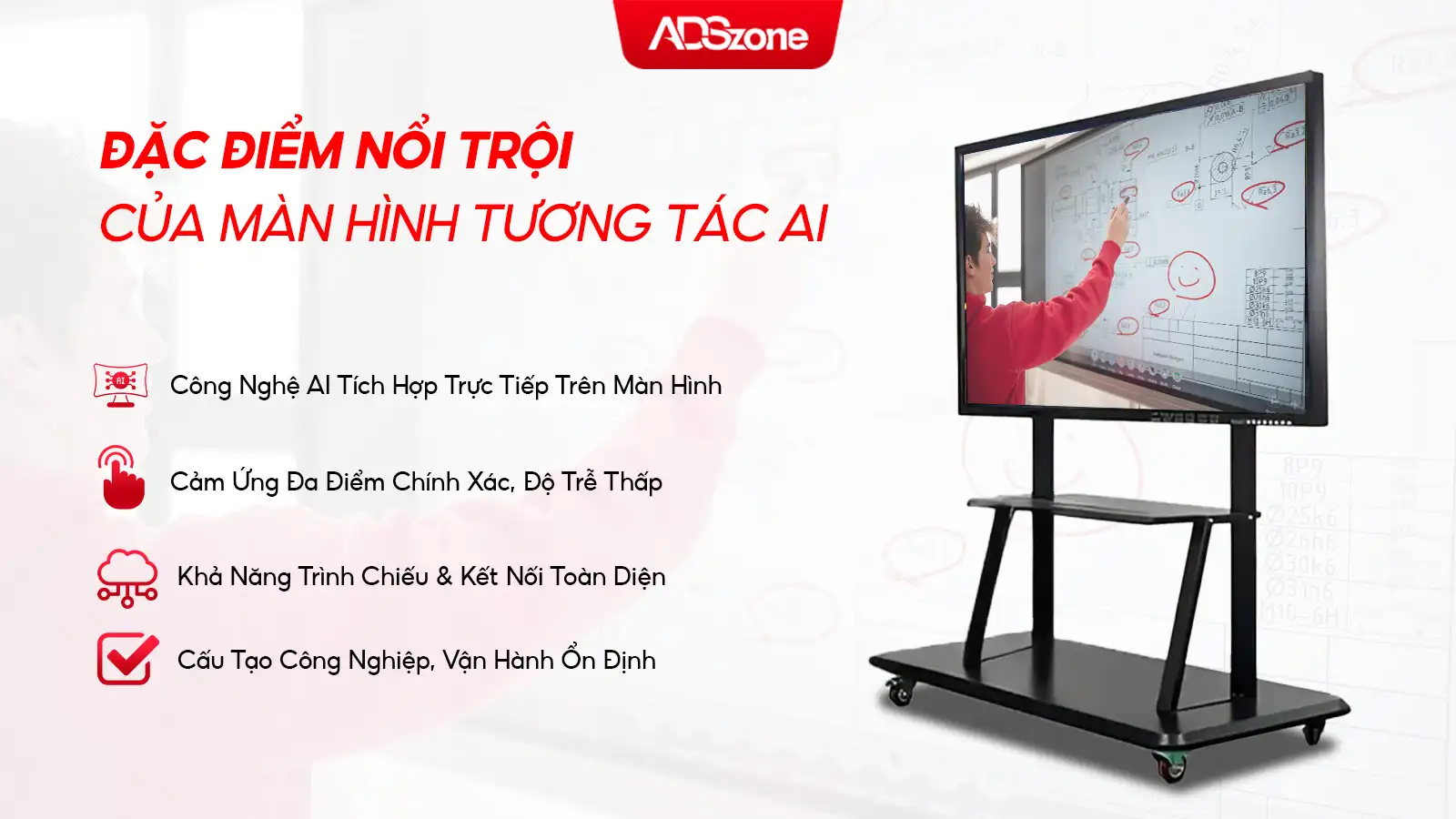 Đặc Điểm Nổi Trội Của Màn Hình Tương Tác AI