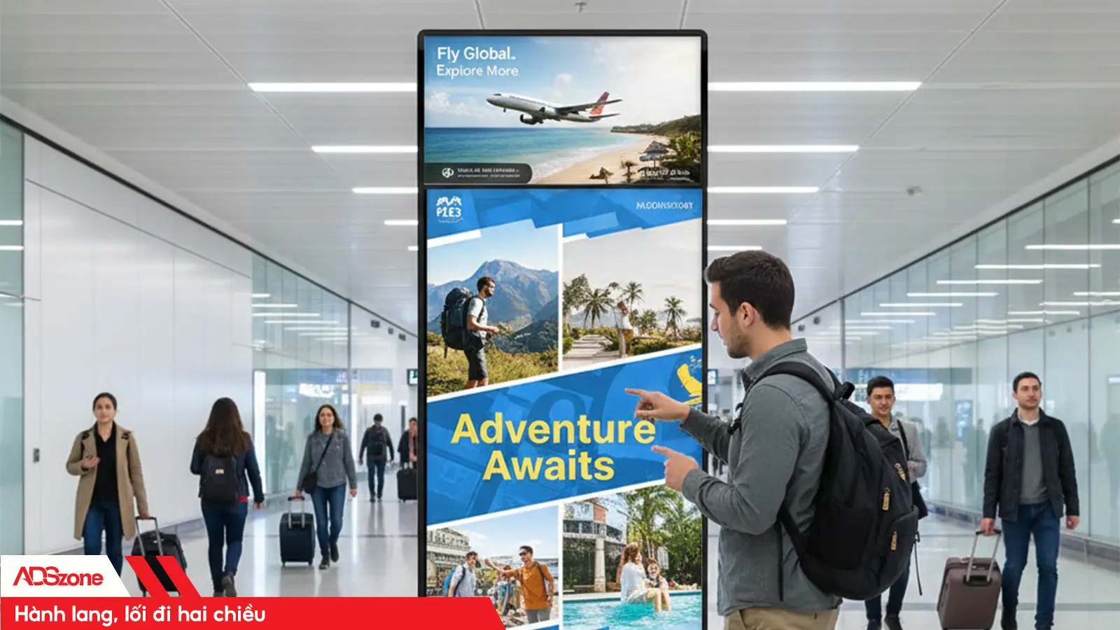 Tại Lối Đi Đông Người Qua Lại