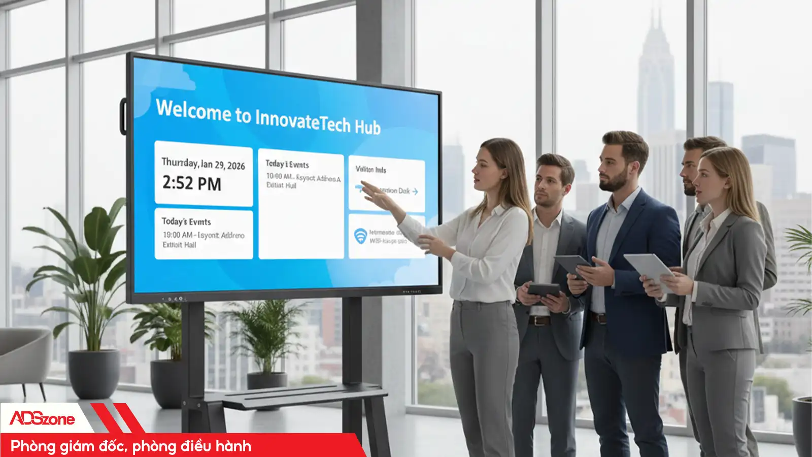 Ứng Dụng Của Màn Hình Tương Tác Trong Trung Tâm Hội Nghị, Đào Tạo Nội Bộ